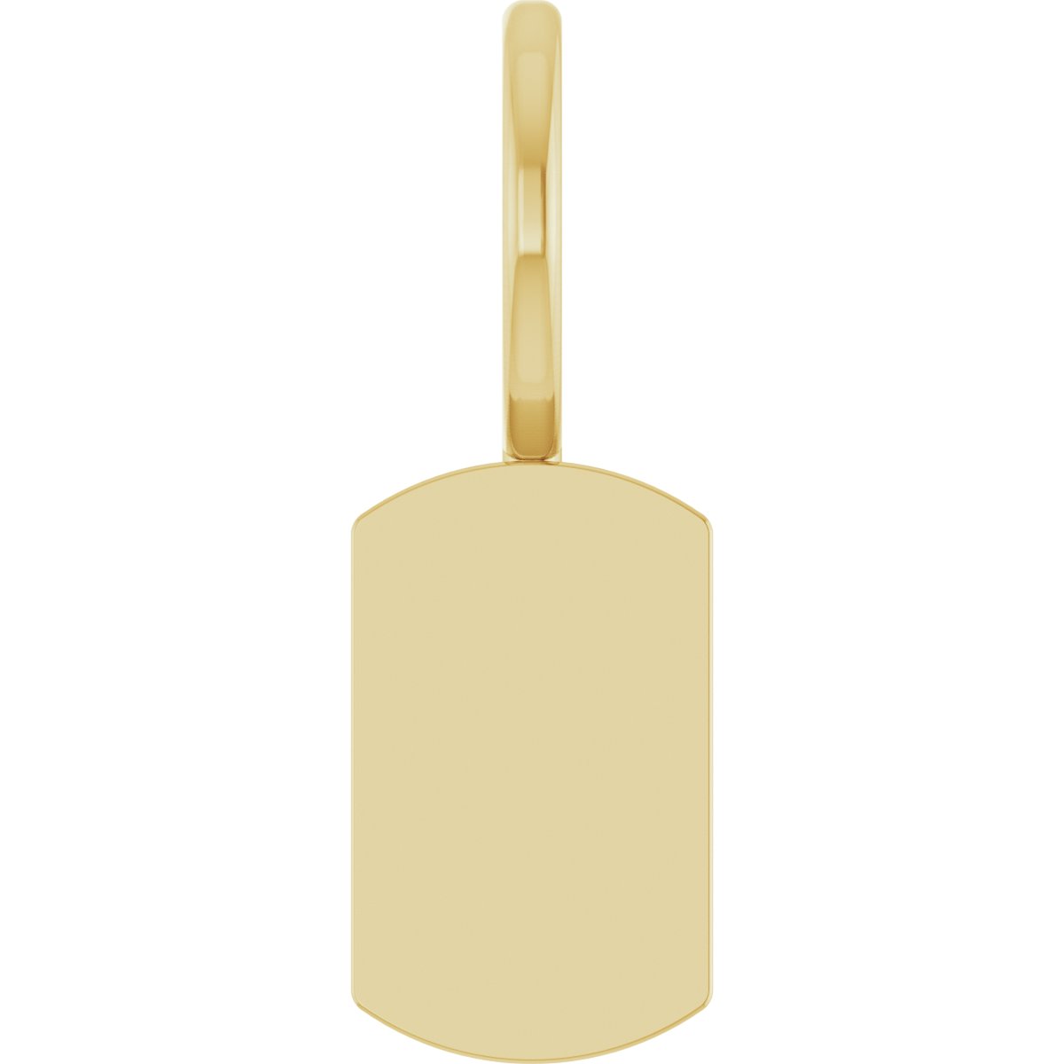 Engravable Dog Tag Pendant
