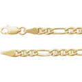 Hollow Anchor Bracelet (14K Yellow Gold)