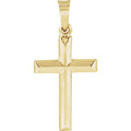 Cross Pendant (14K Yellow Gold)