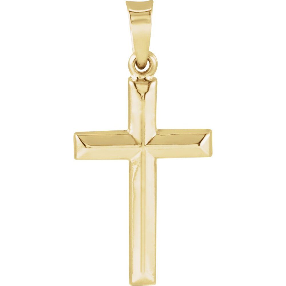 Cross Pendant (14K Yellow Gold)